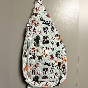 Vera Bradley Sling Backpack Dog Show